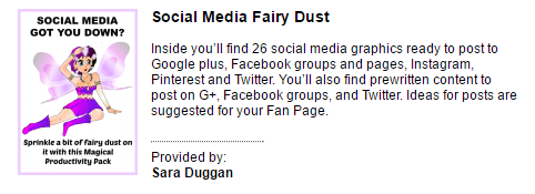 Premade Social Graphics and Content Free Giveaway on SaraDuggan.Me