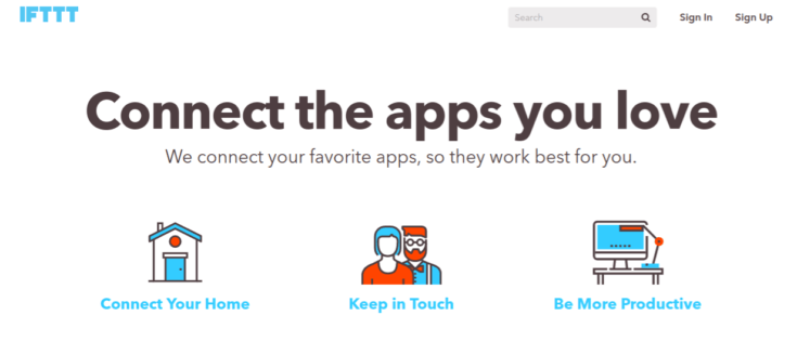 ifttt.com screen shot