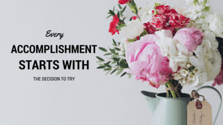 Monday Motivation – All You Gotta Do Is Just Try