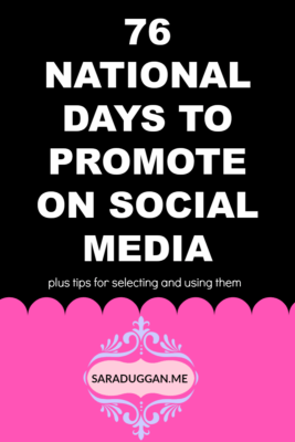 76 National Days to Easily Promote on Social Media