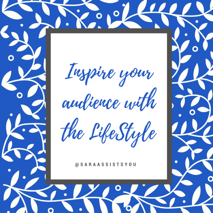 Sell the Lifestyle you want people to live (with your product)