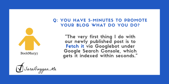 Quickly promote post by using Fetch it by Googlebot to index your site in seconds - BockMary7