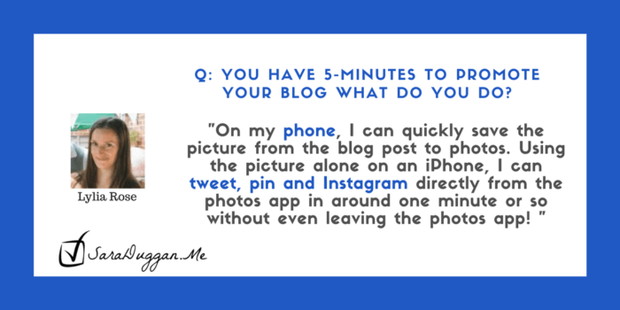 Quickly promote post by using your smart phone photos app - Lylia Rose